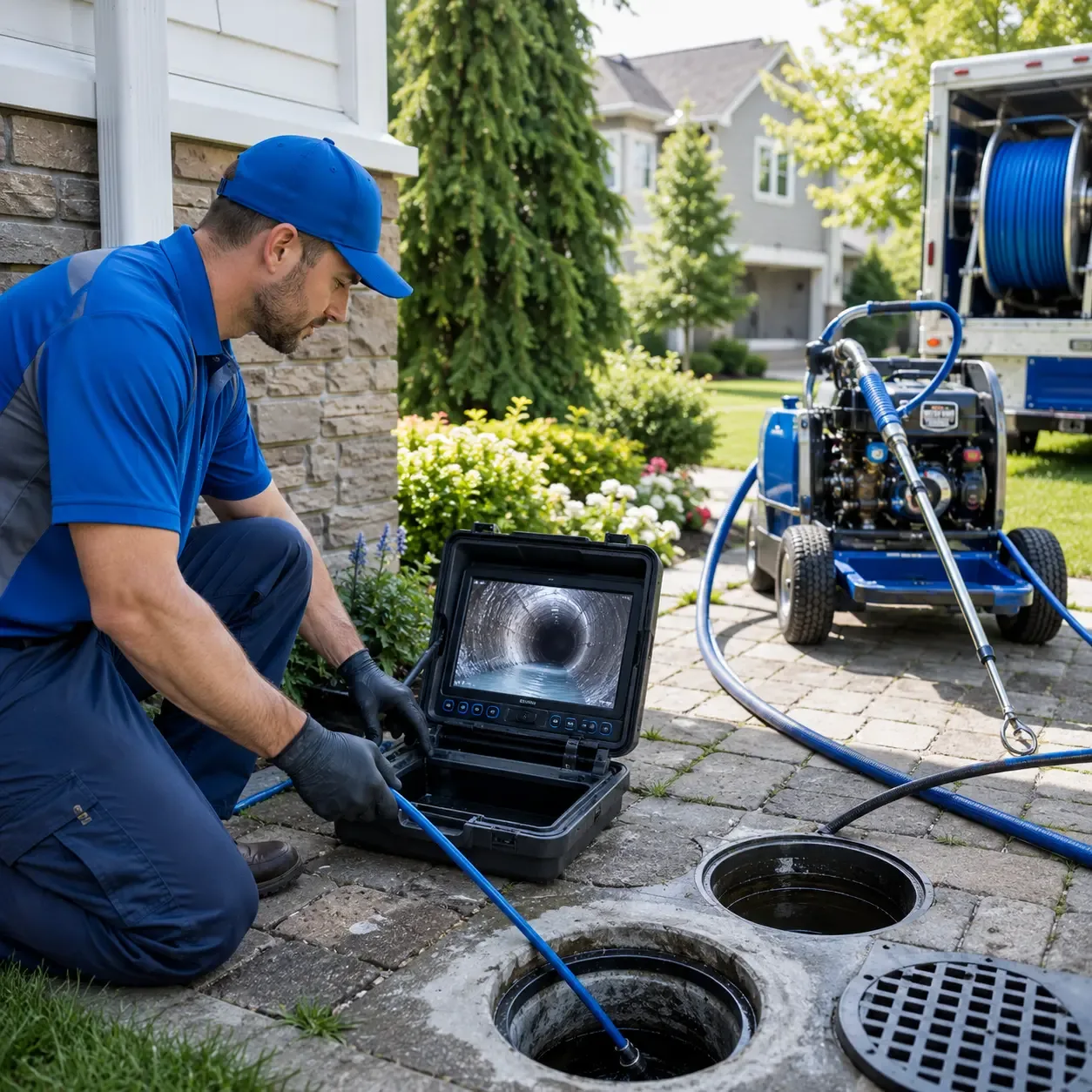 Outdoor drain cleaning professionals serving Marion, ND